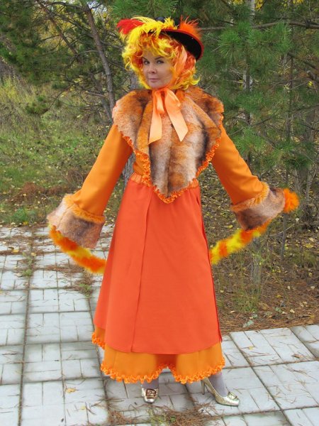 Костюм лисы Алисы для женщины