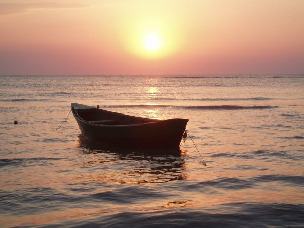 Лодка на берегу