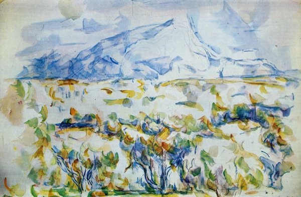 Гора сент-Виктуар Сезанн 1906