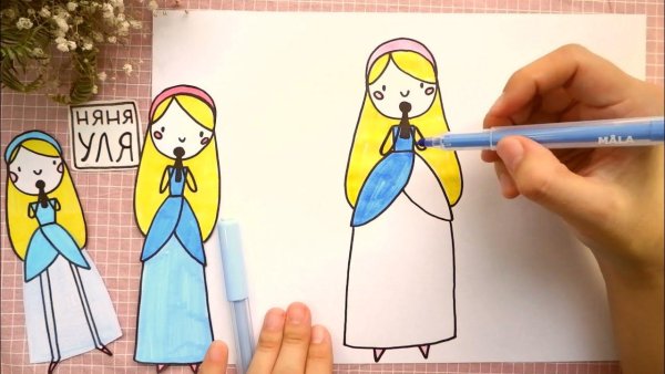 Няня Уля рисование