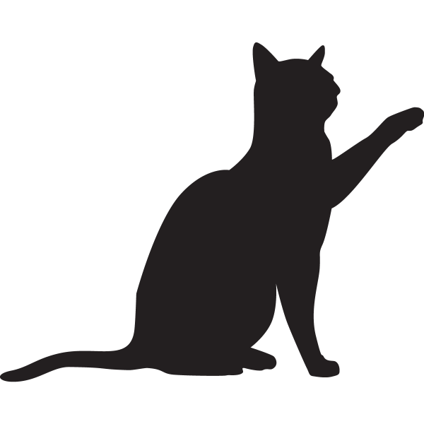 Силуэт кошки