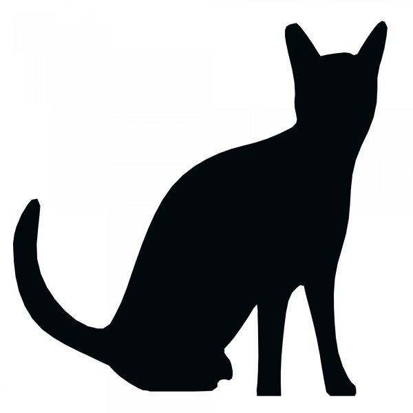 Силуэт кошечки