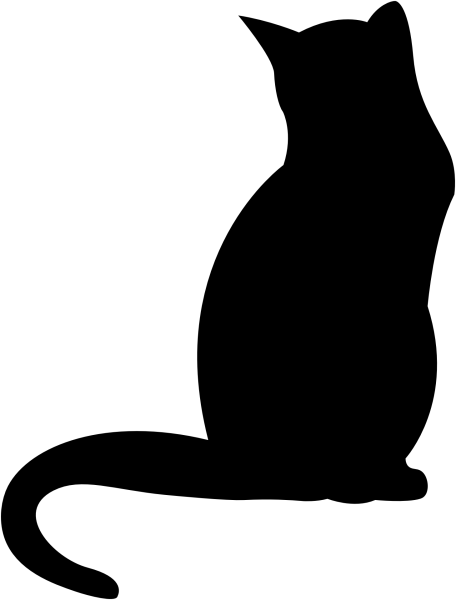 Трафарет кошки