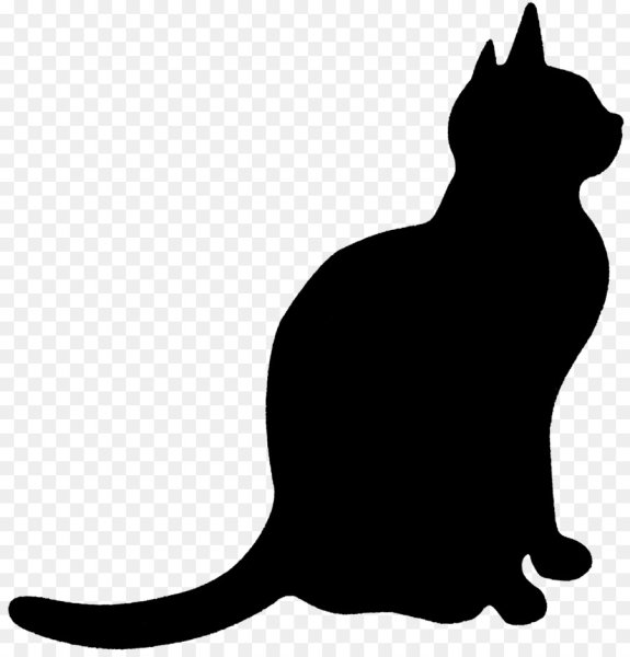 Силуэт кота
