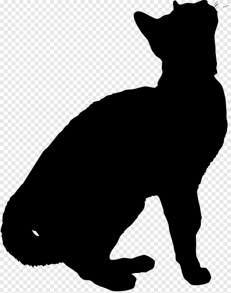 Силуэт кота