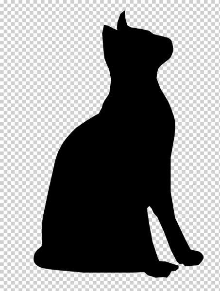 Силуэт кошки