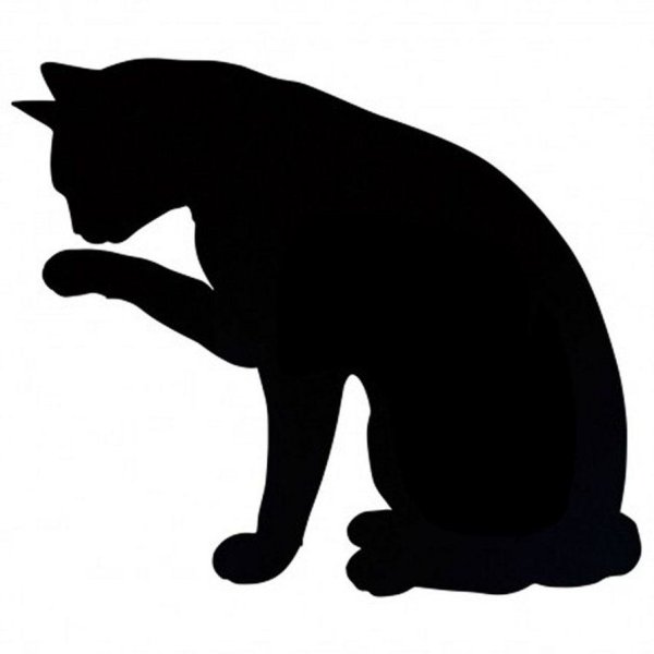 Силуэт котенка