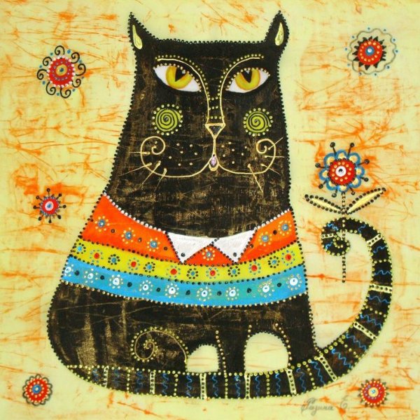 Кошки в декоративно прикладном искусстве