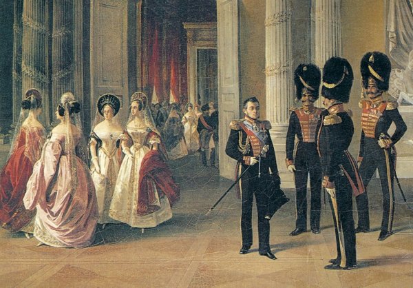 Гербовый зал зимнего дворца Ладюрнер