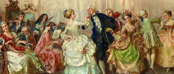 Бал дворянской усадьбе 18 века