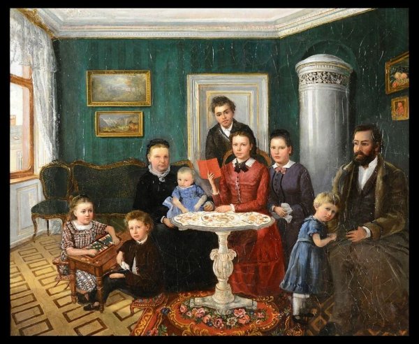 Семья 19 век Россия дворяне