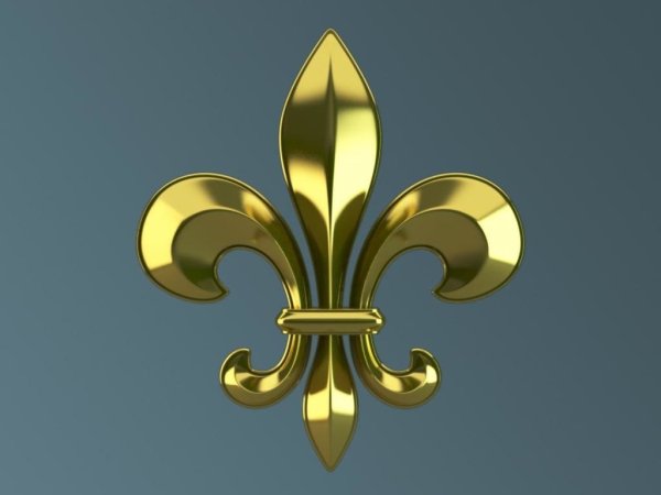 Геральдическая Лилия (fleur-de-Lis)