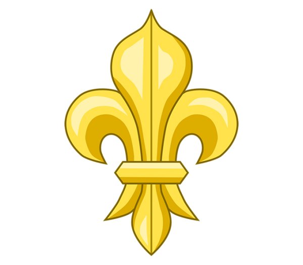Геральдическая Лилия (fleur-de-Lis)