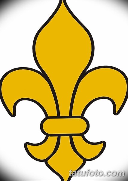 Геральдическая Лилия (fleur-de-Lis)