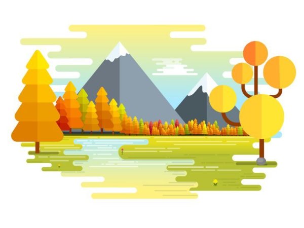Геометрический пейзаж