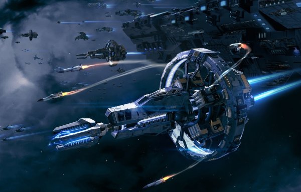 Mass Effect космос корабль