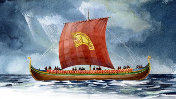 Норманны флот дракар
