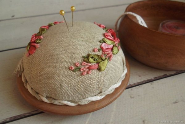 Игольница с крышкой