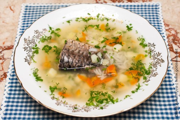 Суп картофельный с рыбой