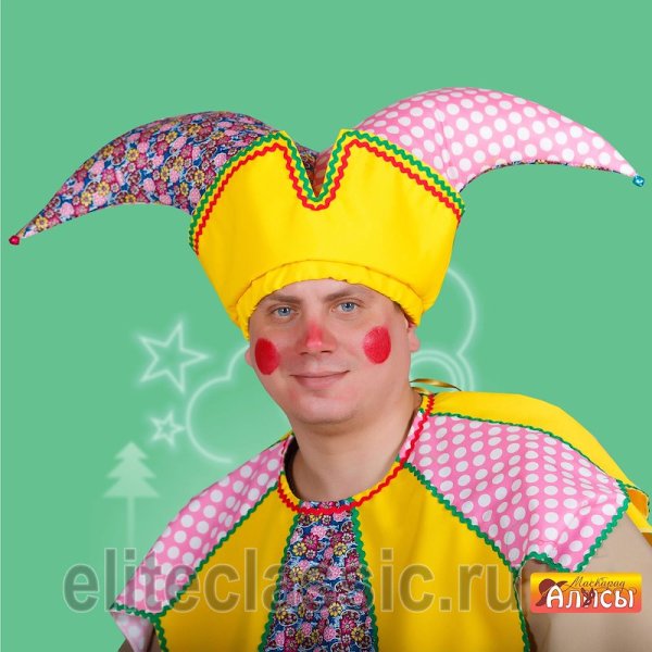 Головной убор скомороха на Масленицу