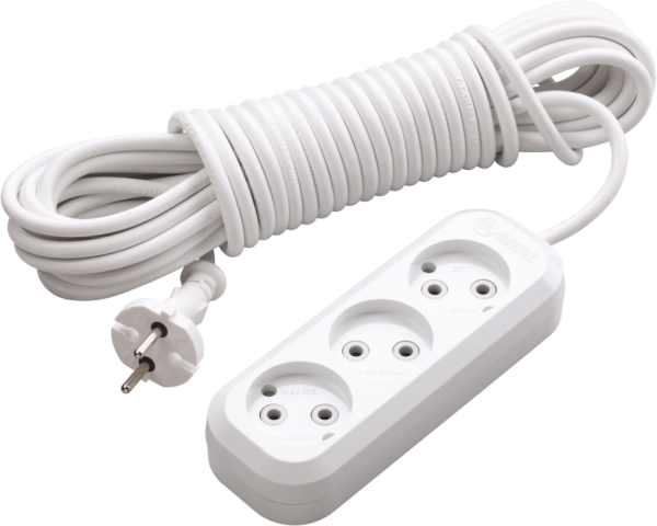 Удлинитель 3*10 м б/з "Makel"