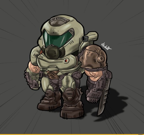 Doomguy Чиби