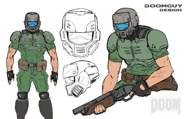Doomguy броня арты