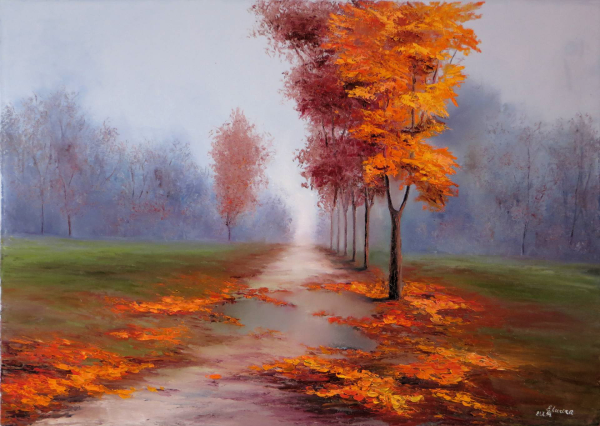 Художница осень