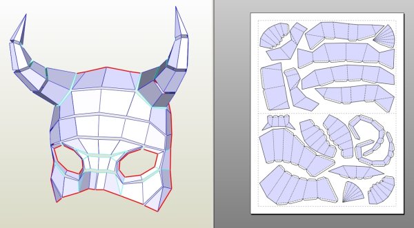 Пейперкрафт развертки