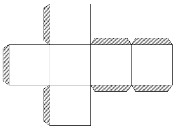 Развёртка Куба 4 на 4
