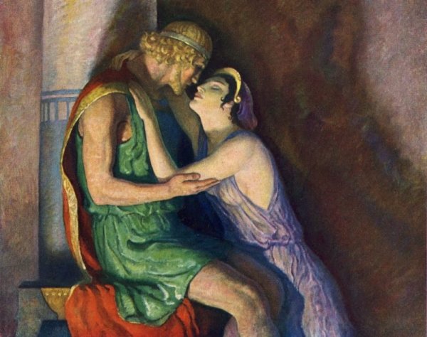 Пенелопа и Телемак Одиссея