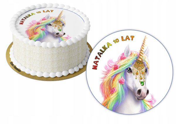 Торт с единорогом для девочки 6 лет