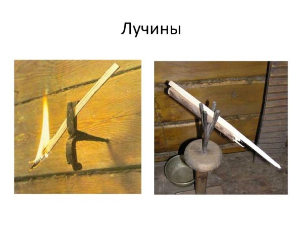 Лучина это в древней Руси