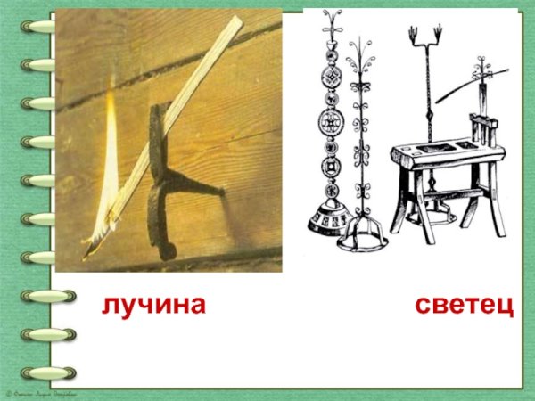 Лучина это в древней Руси