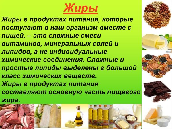 Жиры строение химия