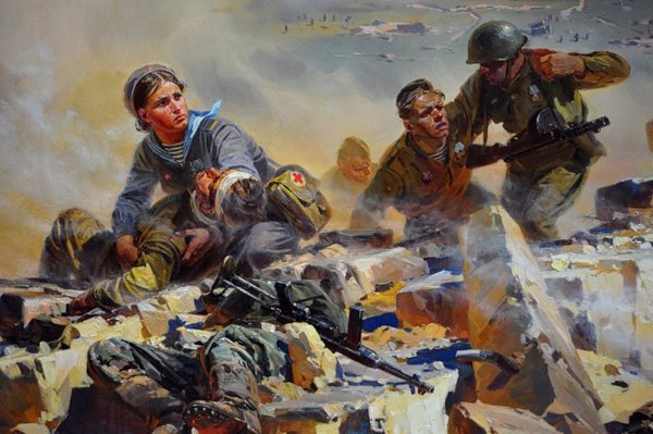 Художник Мальцев штурм сапун-горы