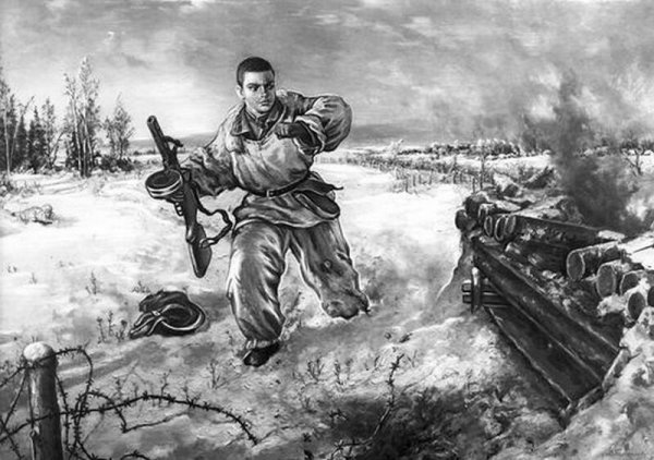 Александр Матросов подвиг