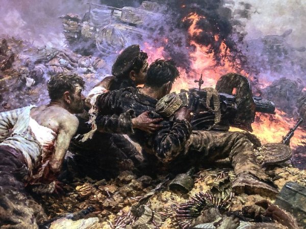 Баталист Юрий Васильевич Волков (1921-1991).