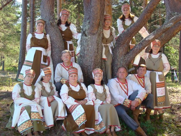 Национальный костюм Карелии вепсы