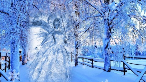 Природа зима