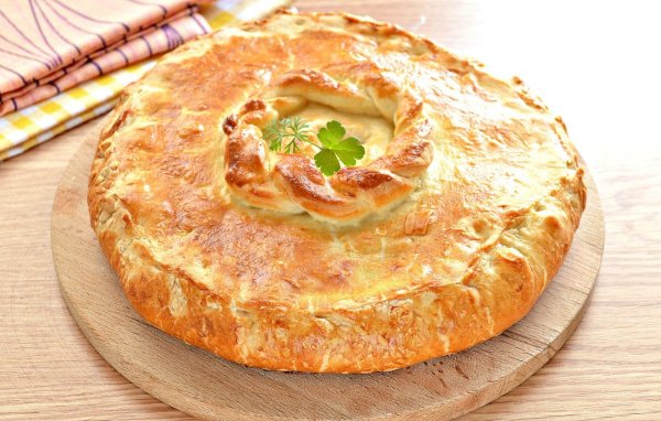 Курник пирог с курицей