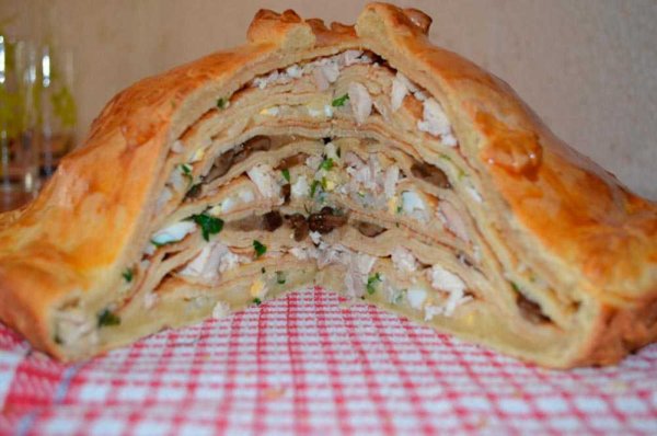 Курник заливной