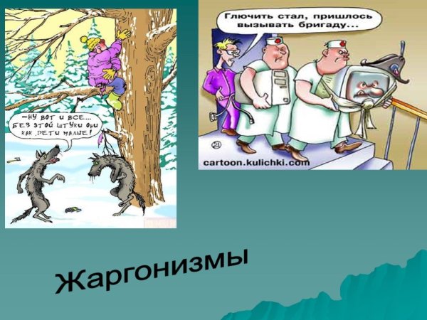 Презентация на тему жаргонизмы