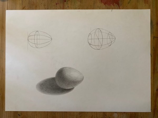 Рисунок шара Академический Светотень