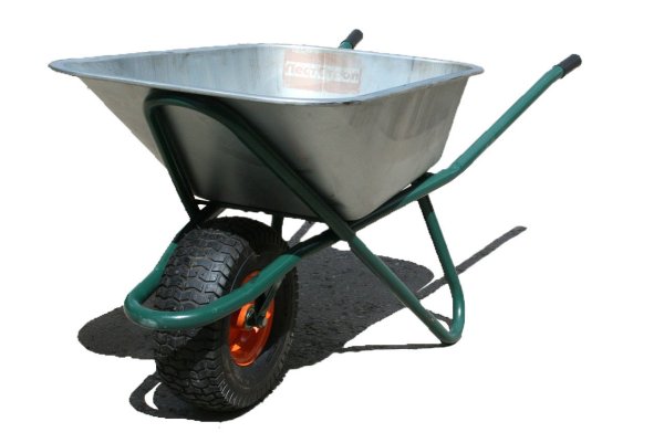 Тачка строительная двухколесная Скорпион, 110 л (250 кг)