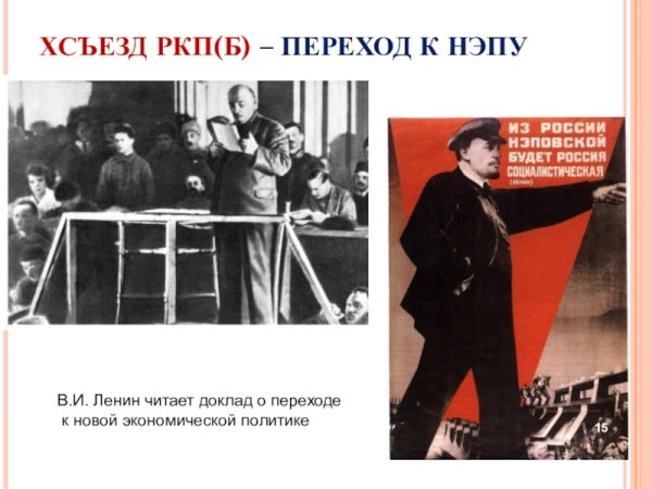 Переход к новой экономической политике