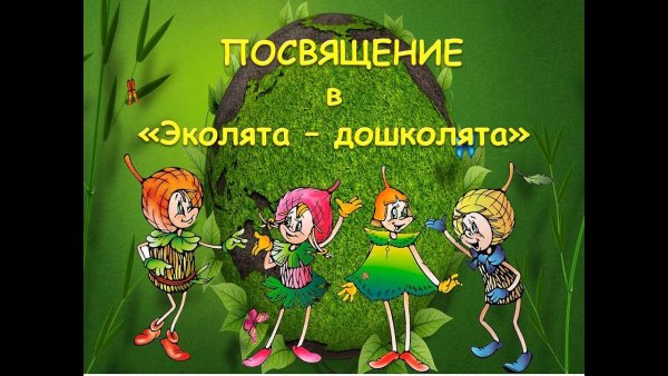 Посвящение в Эколята в детском саду