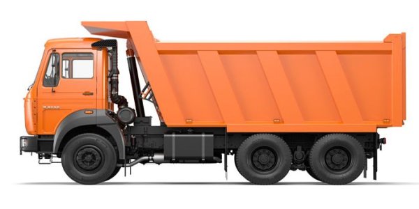 КАМАЗ 65115 самосвал вид сбоку