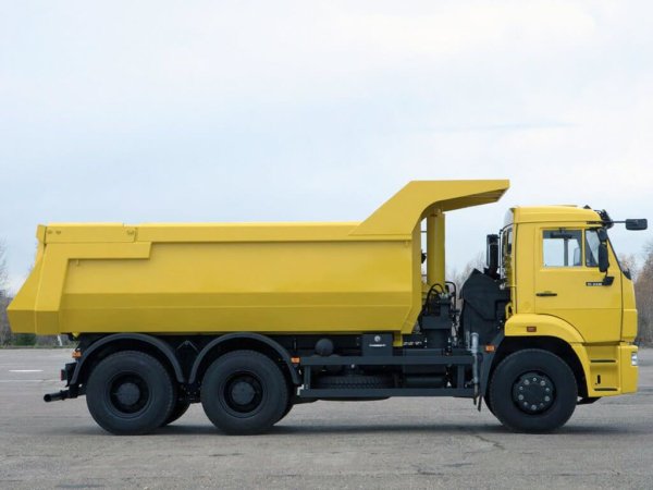 КАМАЗ 6520 самосвал вид сбоку