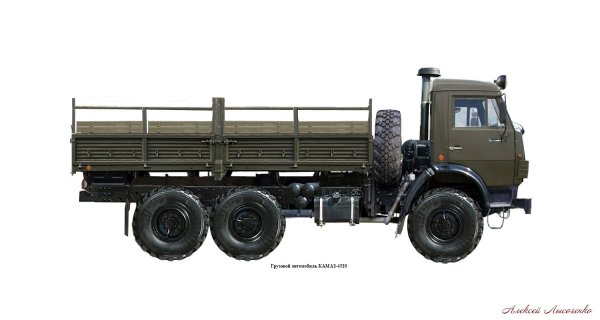 КАМАЗ 4310 сбоку